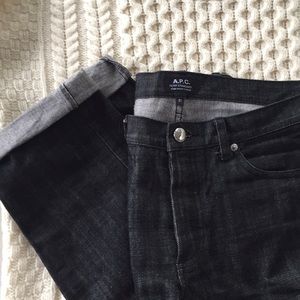 A.P.C. Raw black petite standard
